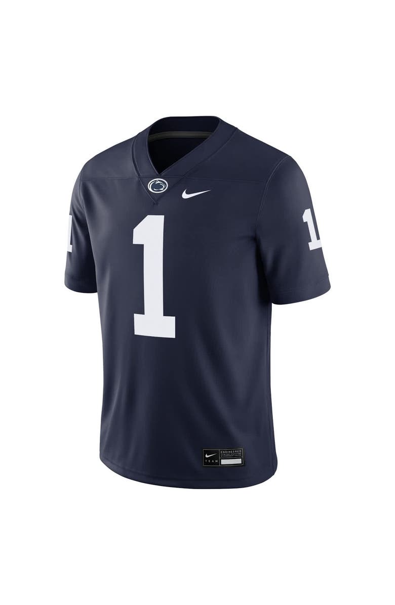 Nike Men's Nike #1 Navy Penn State Nittany Lions Game Jersey, Alternate, color, Navy