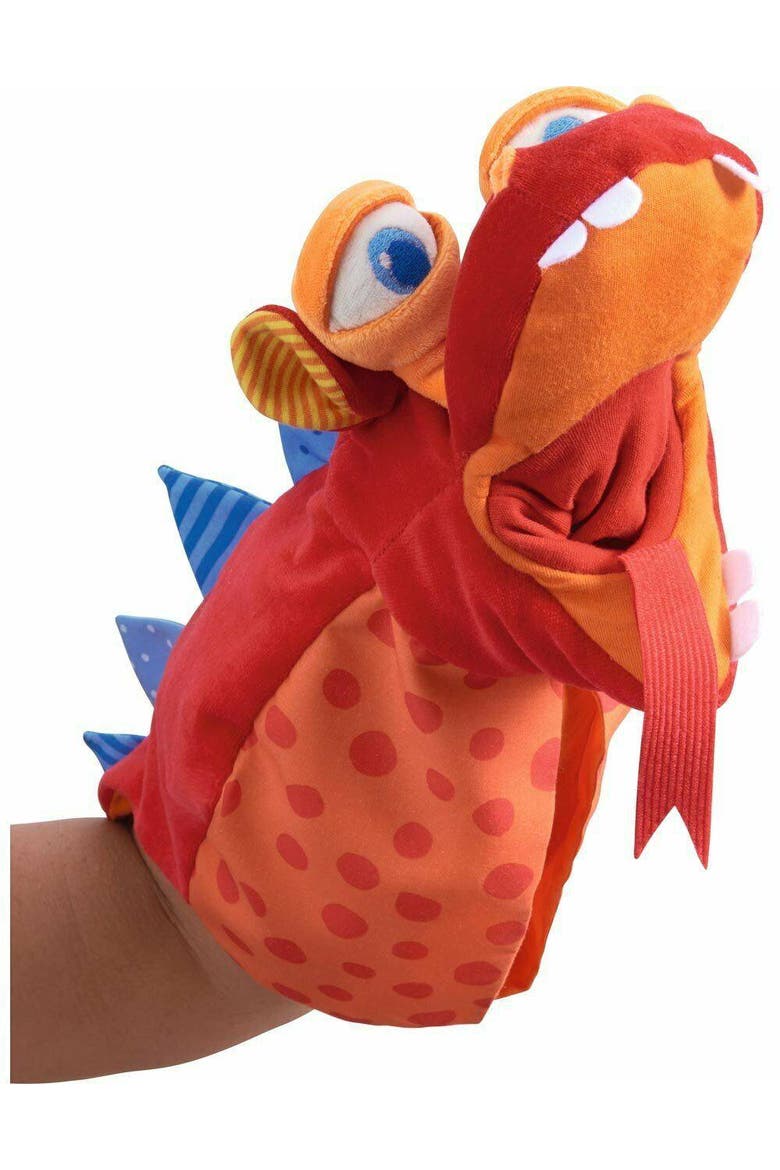 Eat-it-up Dragon Glove Puppet, Alternate, color, Red Multi
