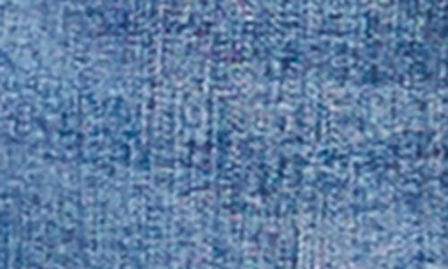 Hint Of Blu Split Hem Denim Midi Skirt In Blue