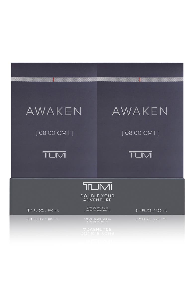 Awaken [8:00 GMT] TUMI Eau de Parfum Duo $270 Value, Alternate, color, NO COLOR