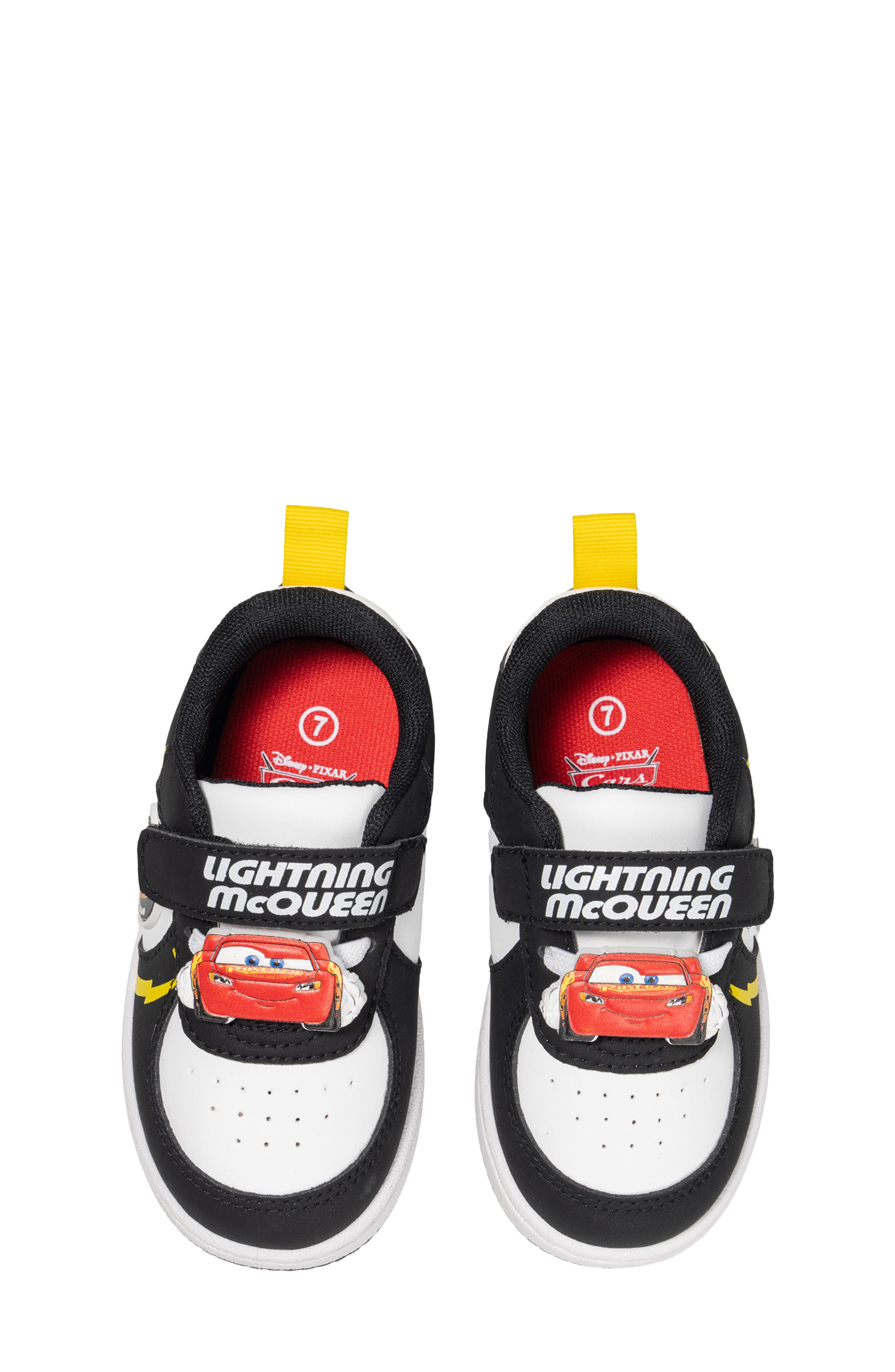 Kids' Disney Pixar Cars Court Sneaker, Alternate, color, BLACK