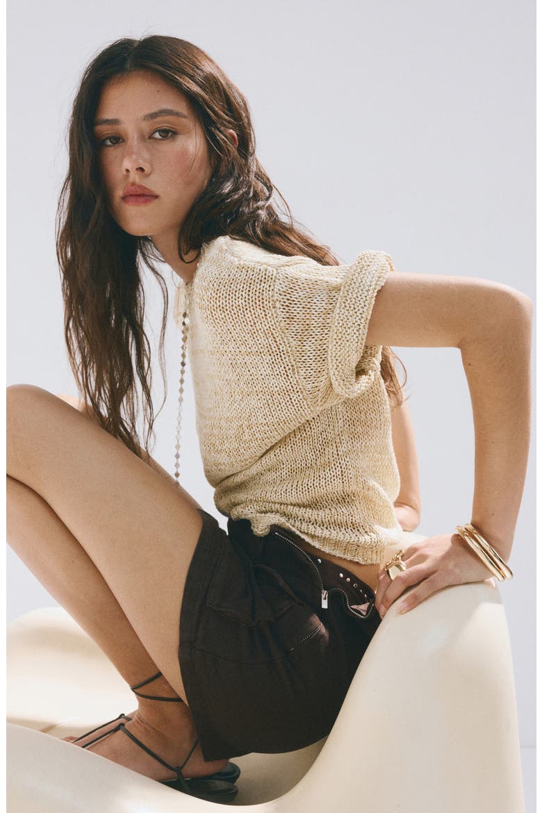 Pop Skort, Alternate, color, CHOCOLATE
