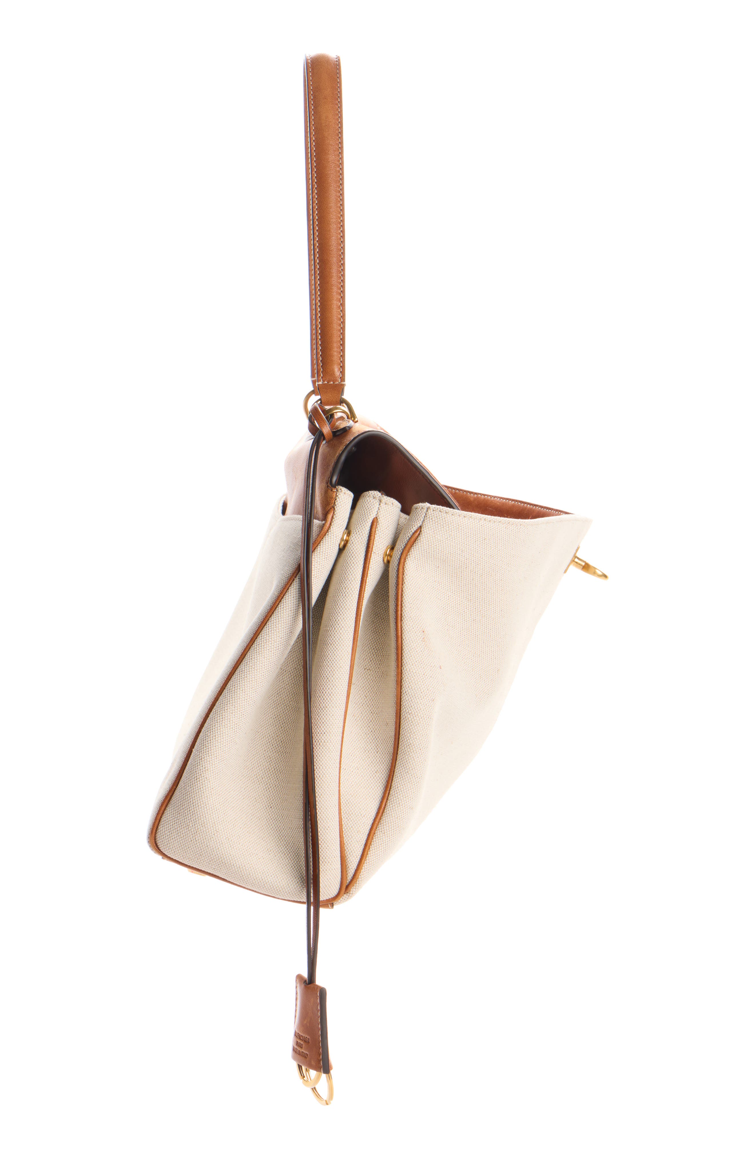 Medium Rodeo Mixed Media Shoulder Bag, Alternate, color, 9228 NATURAL/ TAN COWBOY