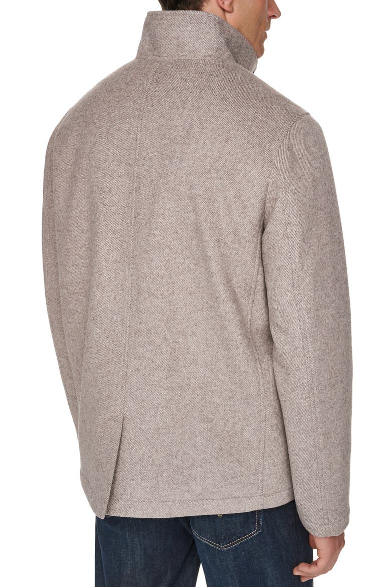 Wool Blend Bomber Jacket, Alternate, color, GREY