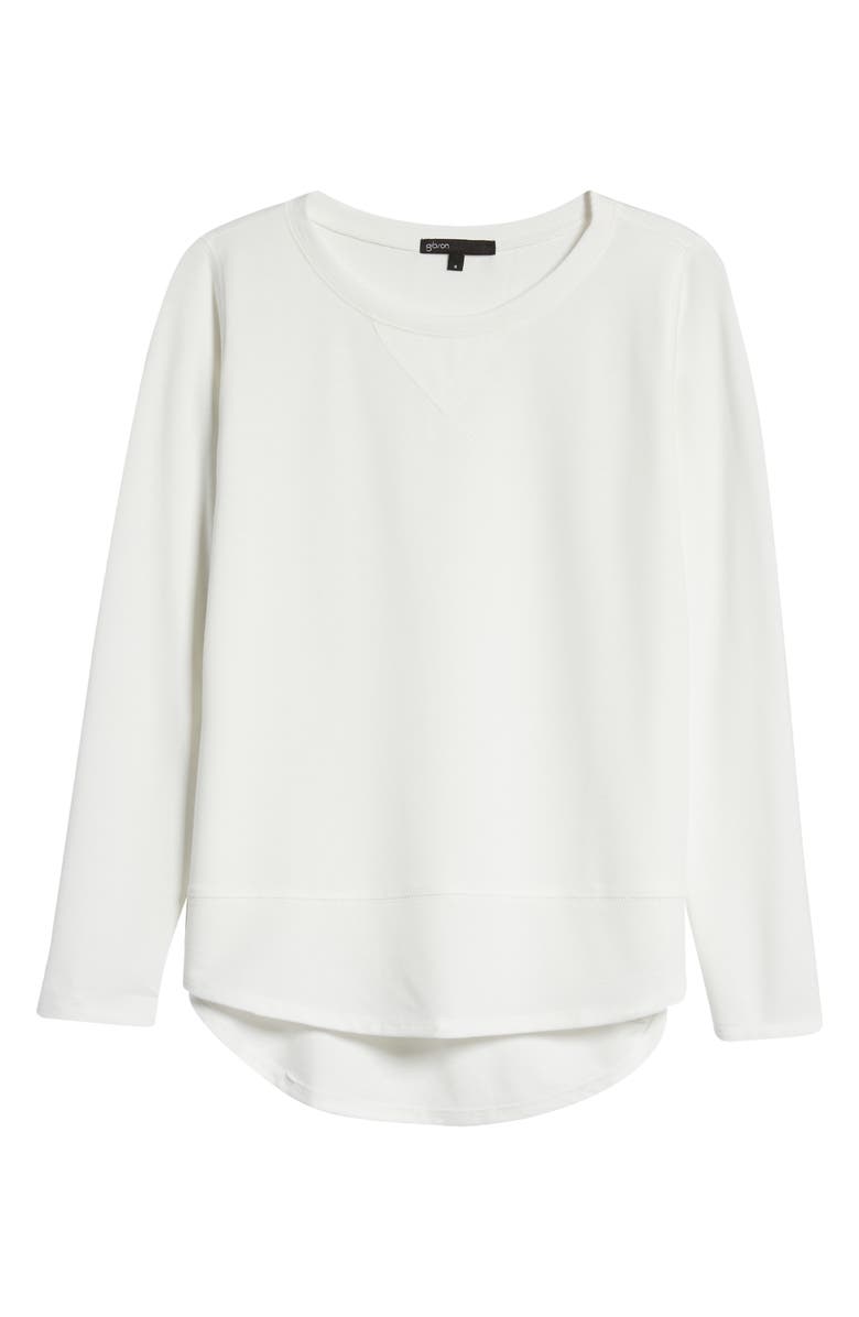 GIBSONLOOK Shirttail Sweatshirt, Alternate, color, White