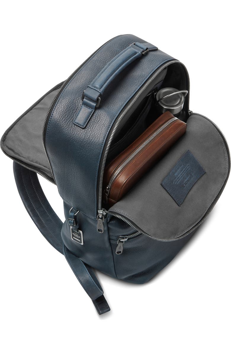 Shinola Runwell Pebbled Leather Backpack, Alternate, color,