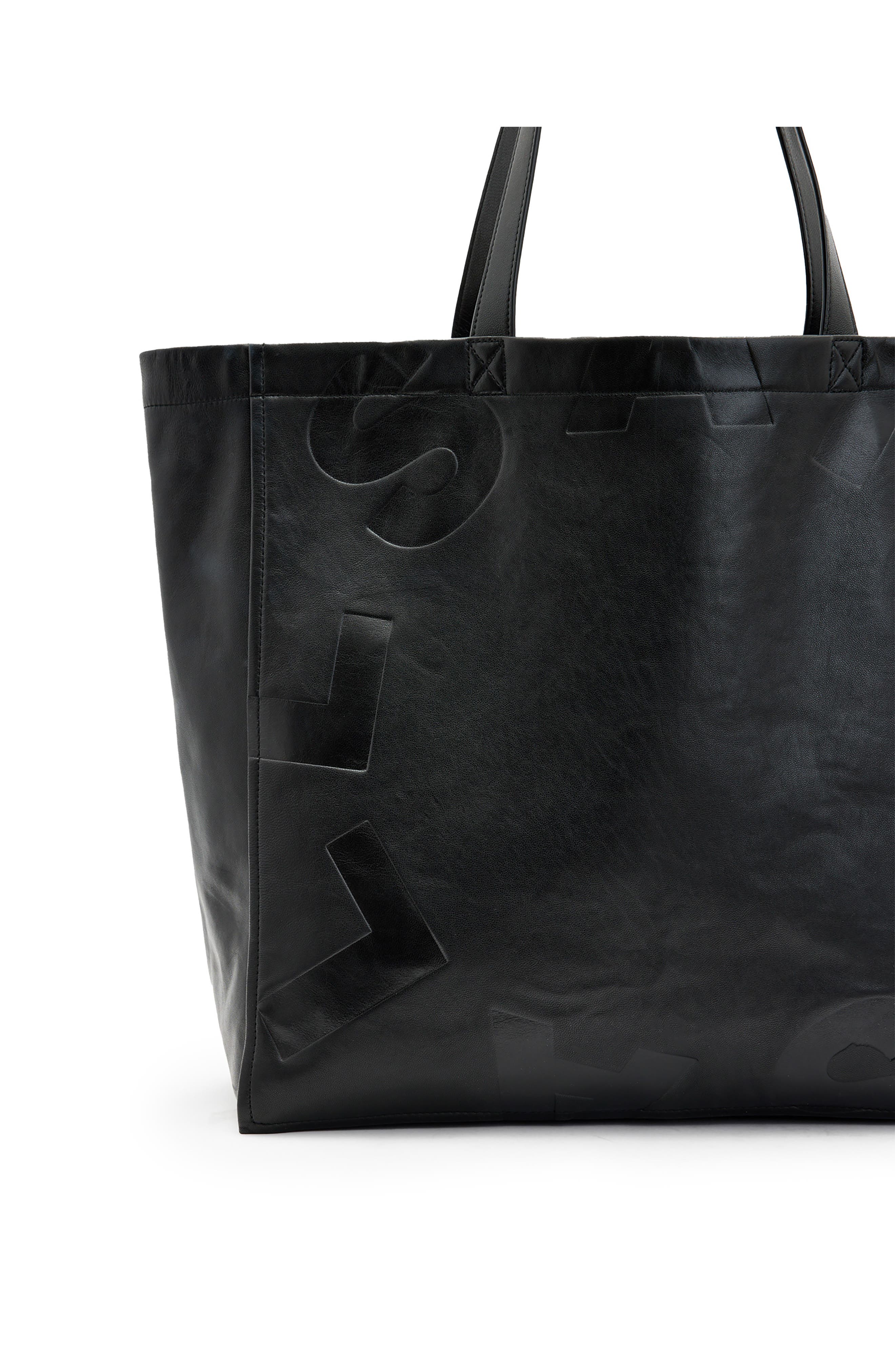 AllSaints Large Tierra Leather Tote, Alternate, color, 