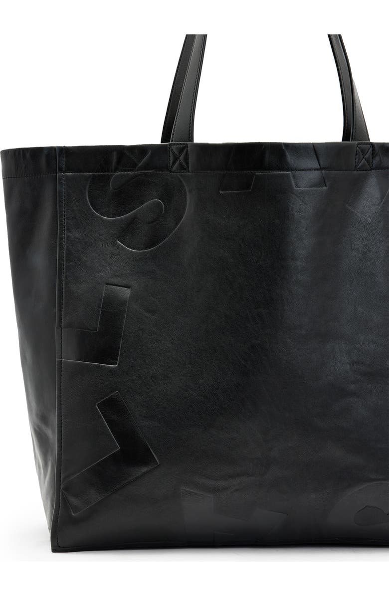 AllSaints Large Tierra Leather Tote, Alternate, color,