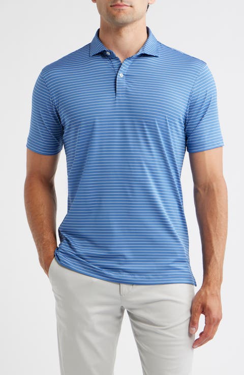 Beau Stripe Performance Polo