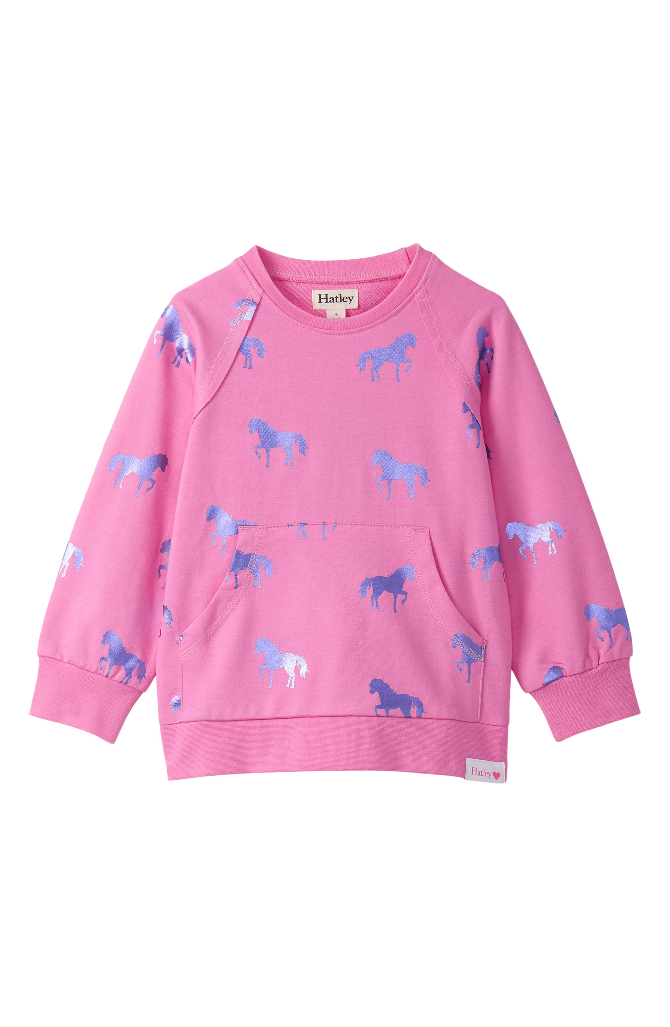 Hatley Kids' Shimmer Horses Sweatshirt