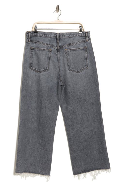 FRAME FRAME THE RELAXED STRAIGHT LEG RAW HEM JEANS 
