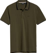 BOSS Parlay Tipped Cotton Polo
