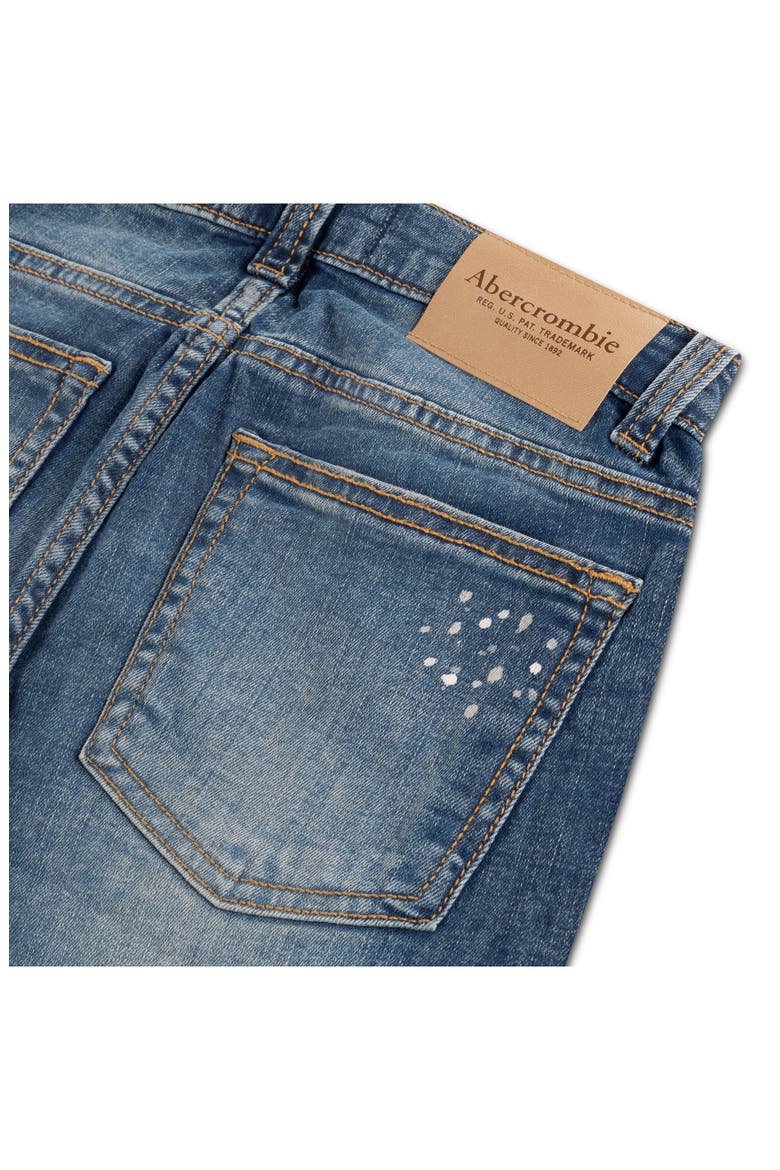 Kids' Paint Splattered Straight Leg Jeans, Alternate, color, PAINT SPLATTER