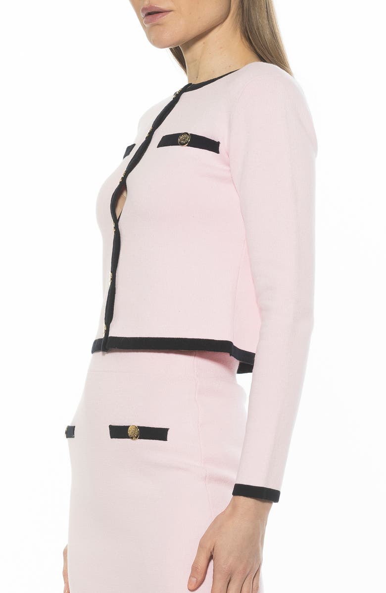 Alexia Admor Maia Knit Cardigan, Alternate, color, Pink