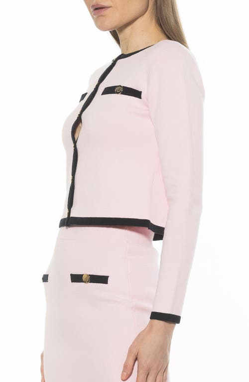 Alexia Admor Maia Knit Cardigan In Pink