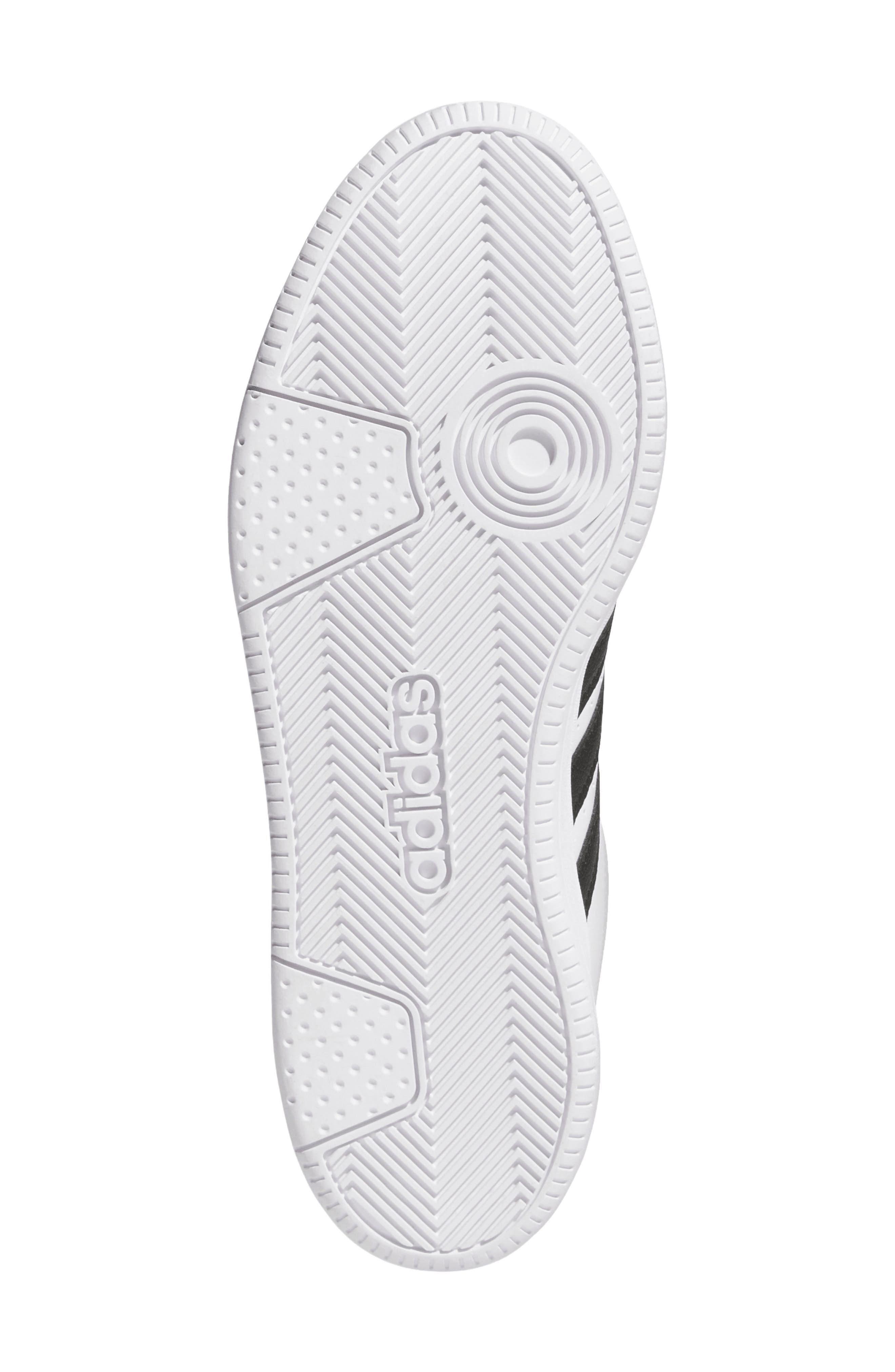 Gender Inclusive Hoops 3.0 Mid Top Sneaker, Alternate, color, WHITE/ CORE BLACK/ ORBIT GREY