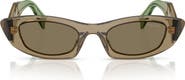 Prada 50mm Oval Sunglasses