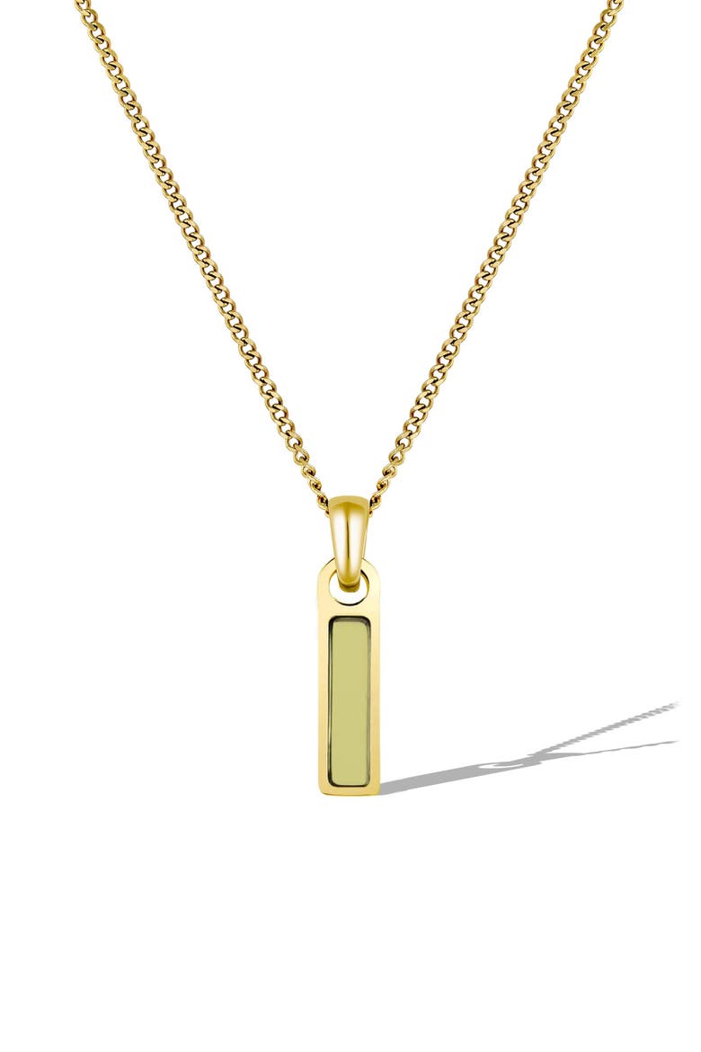 Men's Birthstone Pendant Necklace, Main, color, GOLD - NOVEMBER