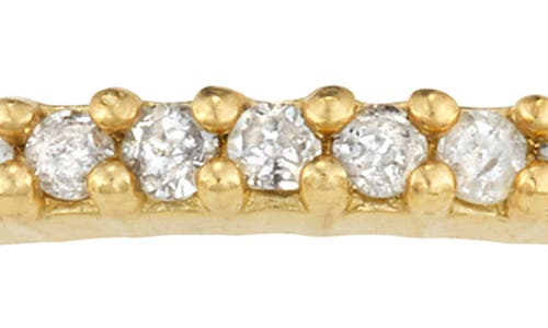 Fuzion Creations Pavé Diamond Band Ring In Yellow
