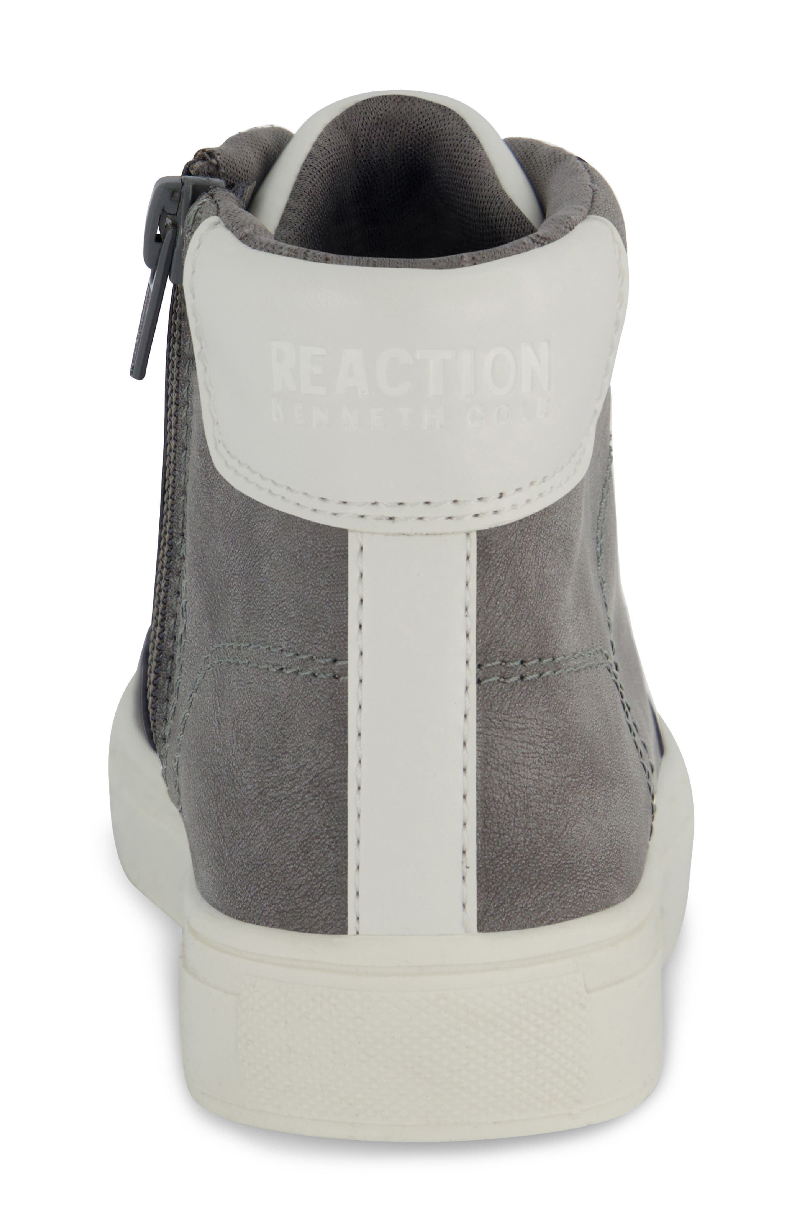 Kenneth Cole Kids' Aaron Dutton High Top Sneaker, Alternate, color, Grey