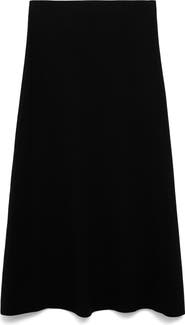 MANGO A-Line Knit Skirt