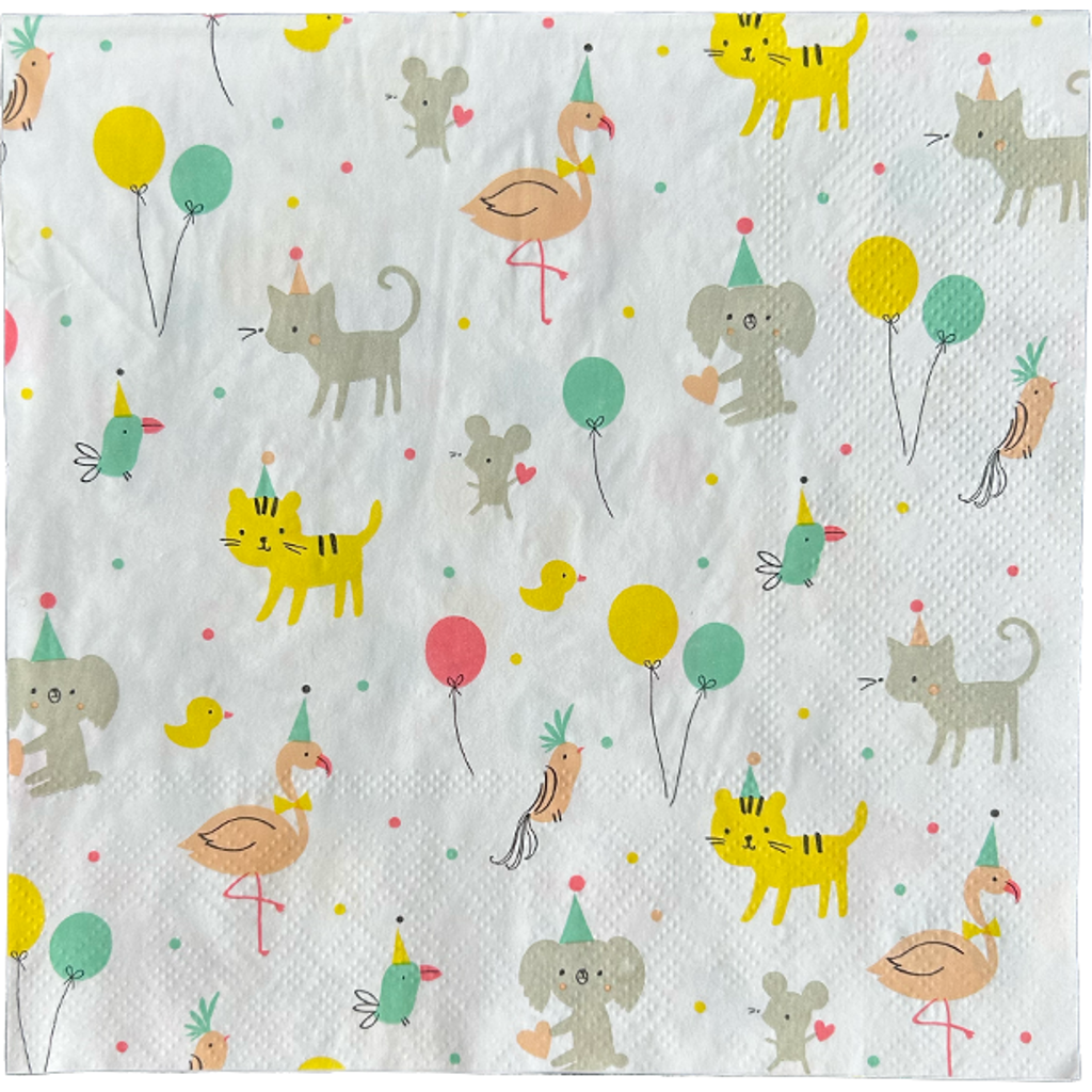 Shop Daydream Society Little Celebrations Pattern Large Napkins In Assorted Pre-pack