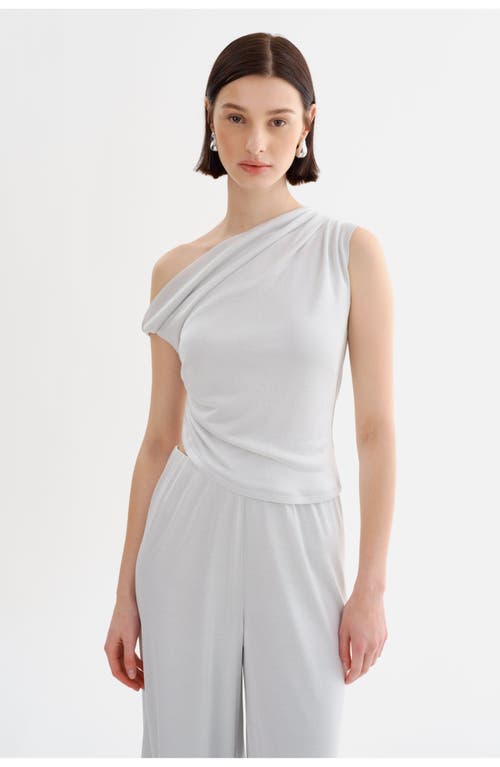 Lamarque Evonne | One Shoulder Top In White