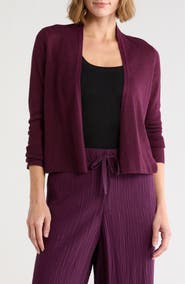Eileen Fisher Organic Linen & Organic Cotton Cardigan