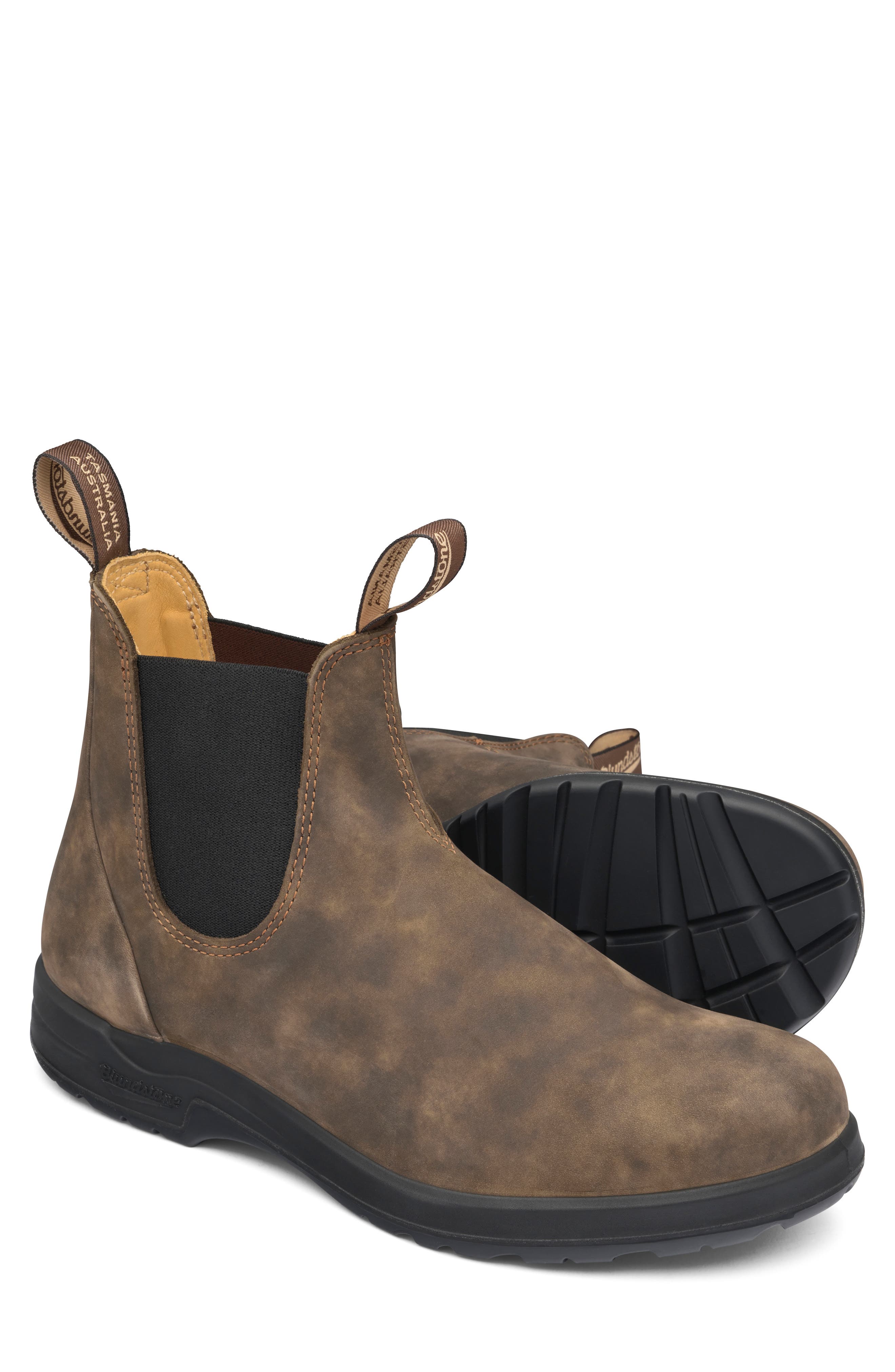 All Terrain Series Water Resistant Chelsea Boot, Alternate, color, RUSTIC BROWN