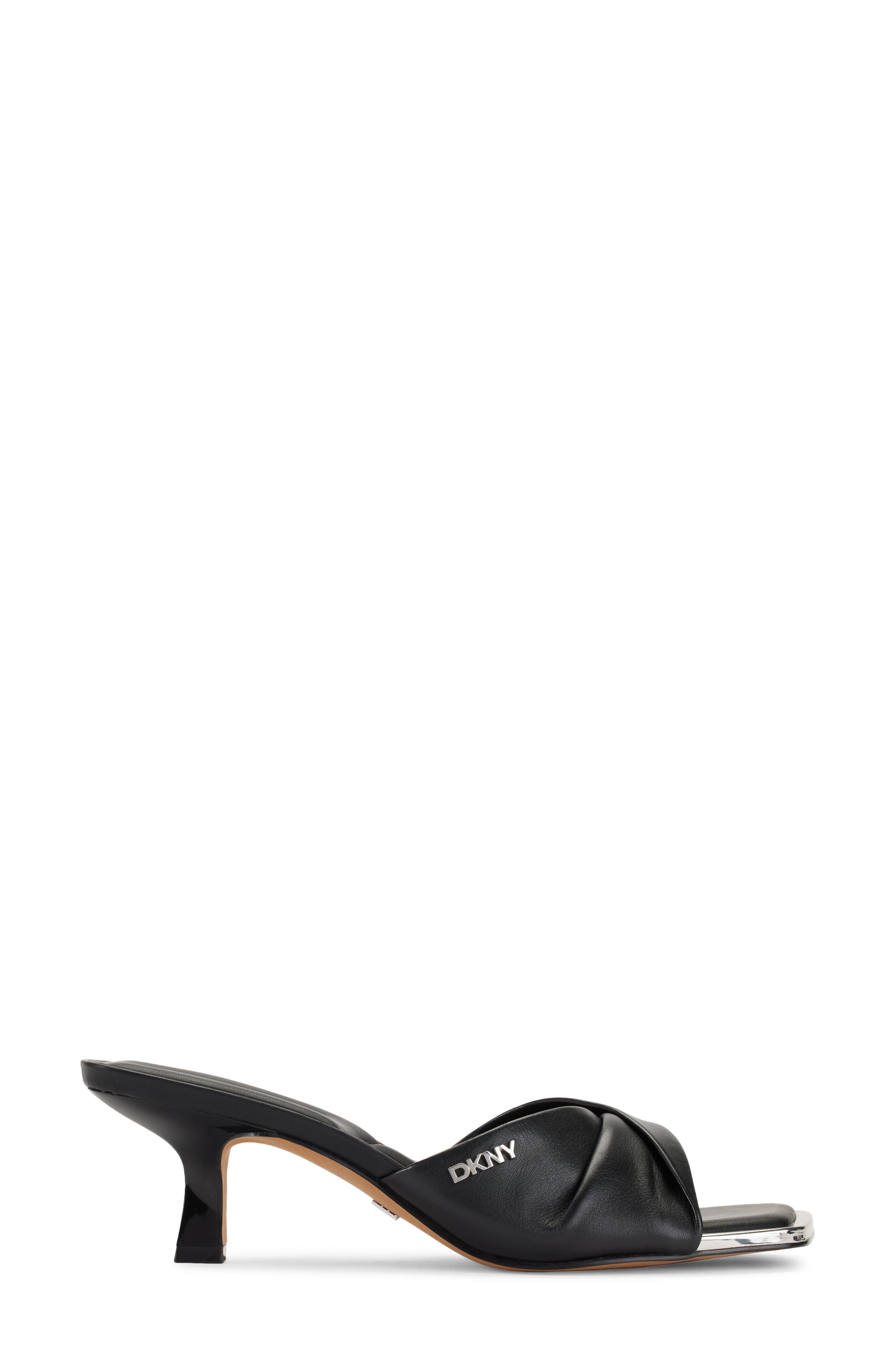 DKNY Twist Strap Kitten Heel Sandal, Alternate, color, 