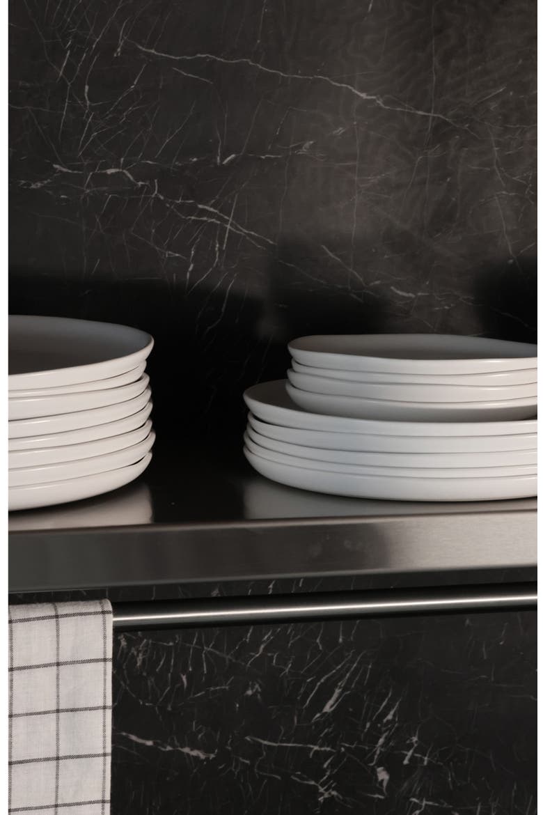 The Dessert Set of 4 Plates, Alternate, color, CLOUD WHITE