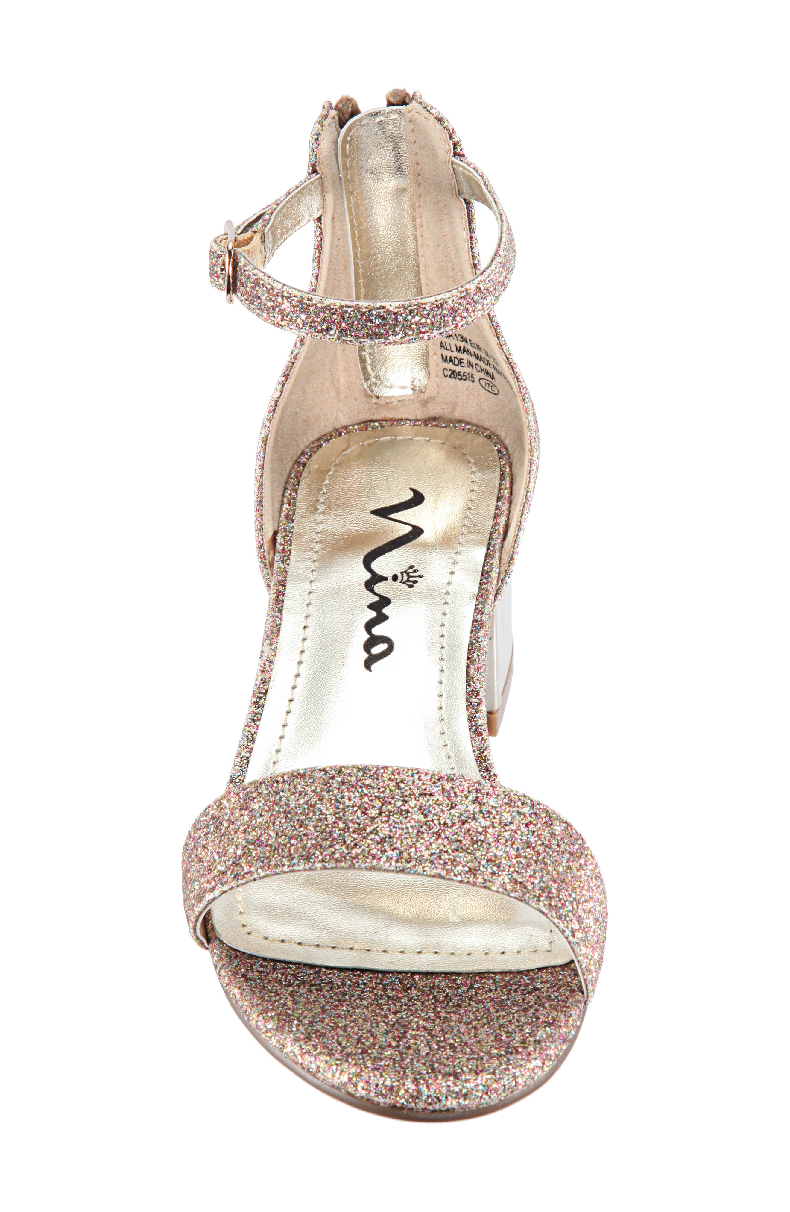 Hidi Sandal, Alternate, color, PLATINO BABY GLITTER