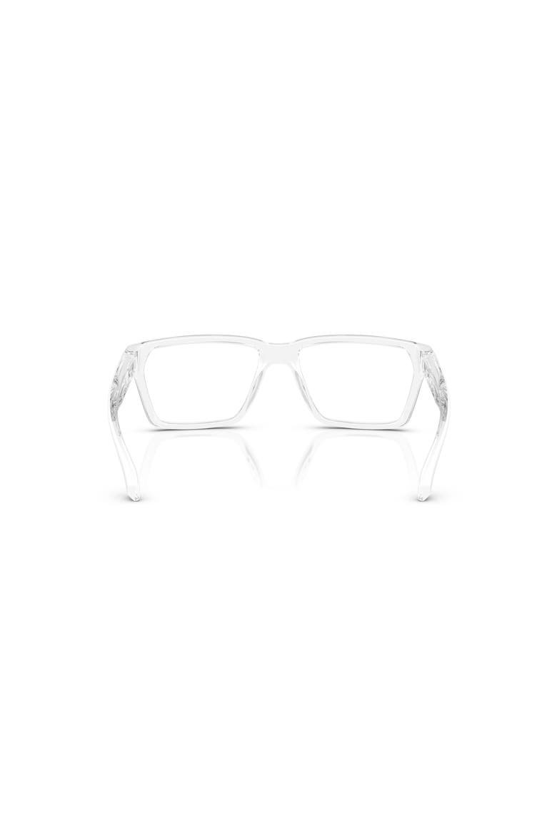 53mm Rectangle optical glasses, Alternate, color, Transparent