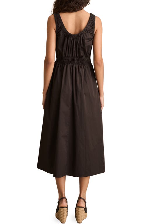 Reiss Anouk Side Stripe Smock Waist Cotton Dress