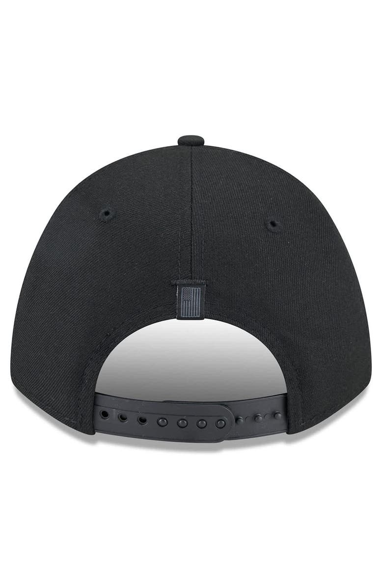 Men's New Era Black Ross Chastain American Flag 9FORTY M-Crown A-Frame Adjustable Hat, Alternate, color, Black
