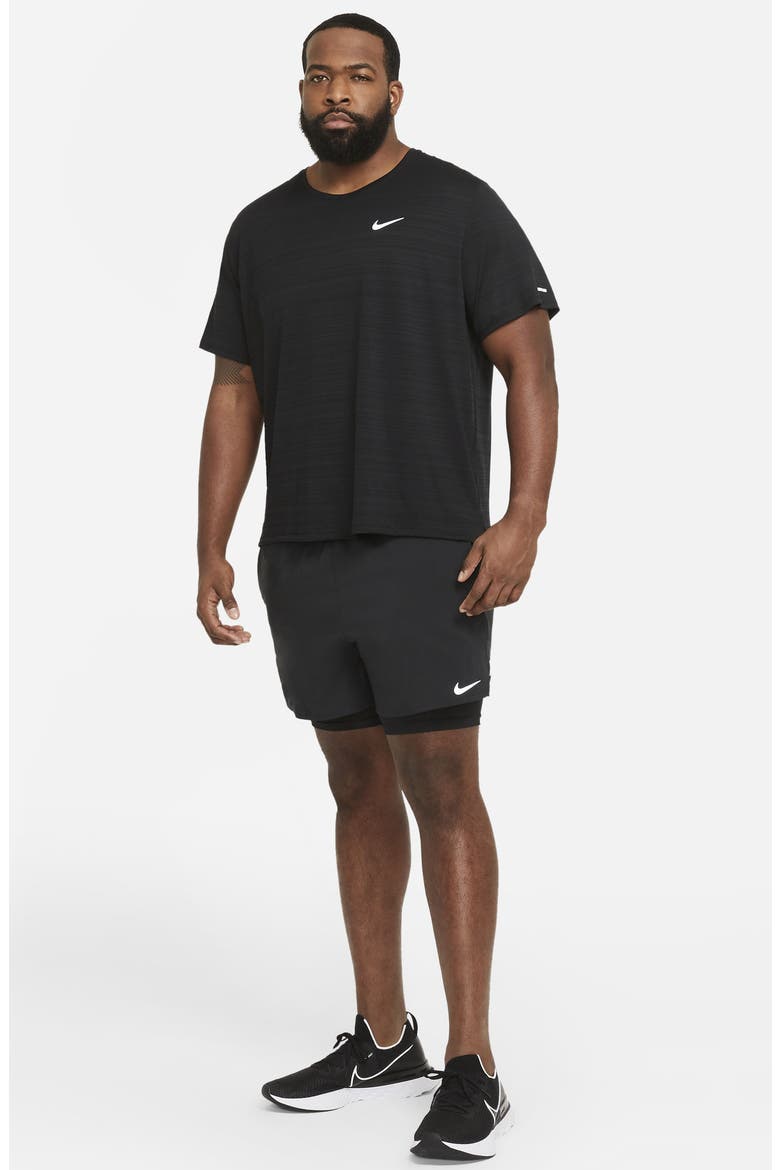 Dri-FIT Flex Stride Pocket 2-in-1 Running Shorts, Alternate, color, BLACK/ BLACK