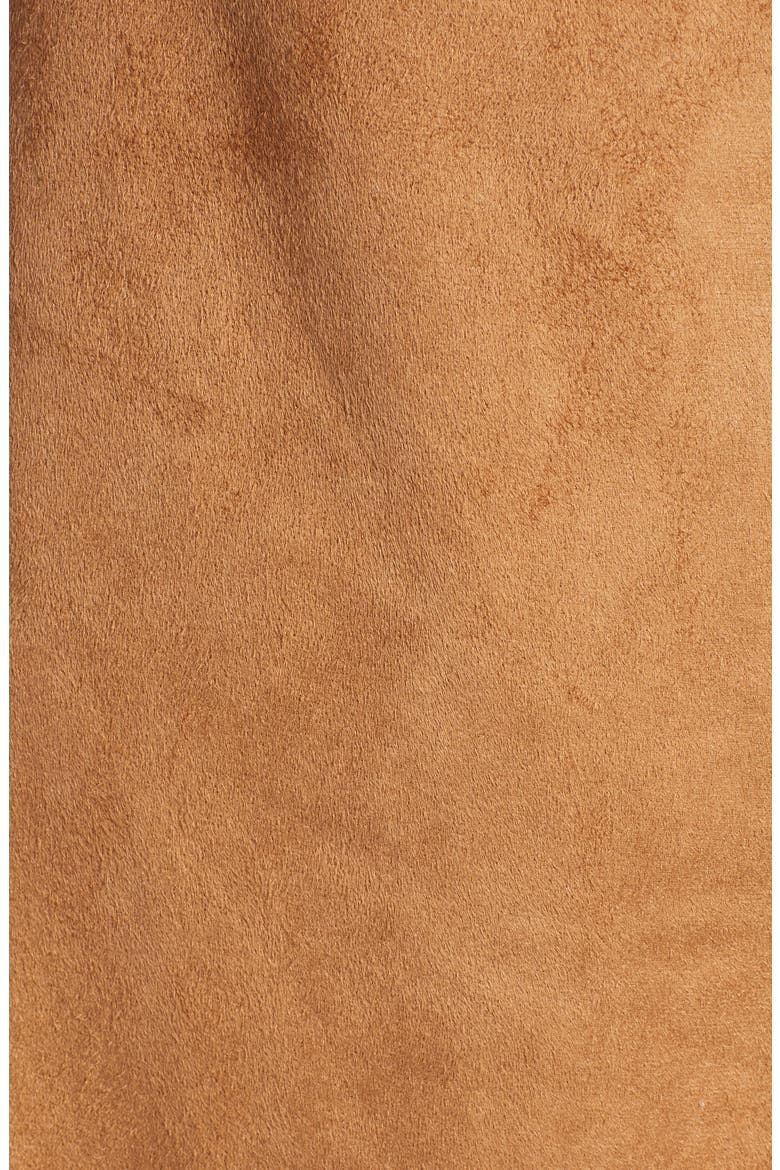 Madison Faux Shearling Vest, Alternate, color, SADDLE/ OATMEAL