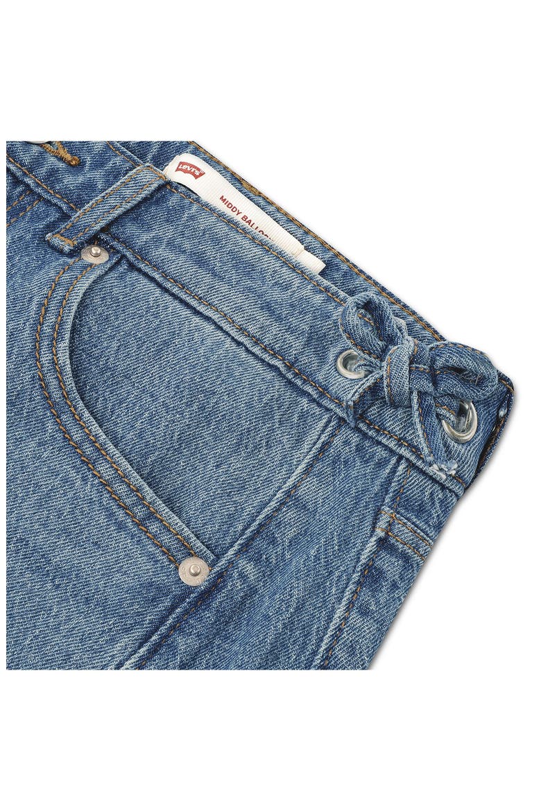Kids' Middy Balloon Leg Jeans, Alternate, color, POLAROID