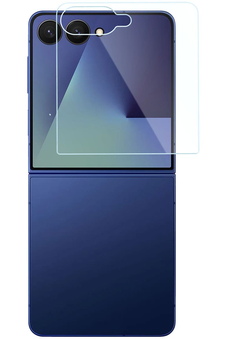 - Plus $150 Guarantee Glass Screen Protector for Samsung Galaxy Z Flip7 (Outer) - Clear, Main, color, Clear