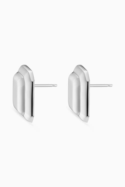 Oradina Sterling Silver Cufflink Button Studs In Silver