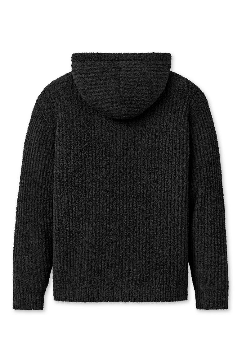 Finnegan Rib Hoodie, Alternate, color, BLACK