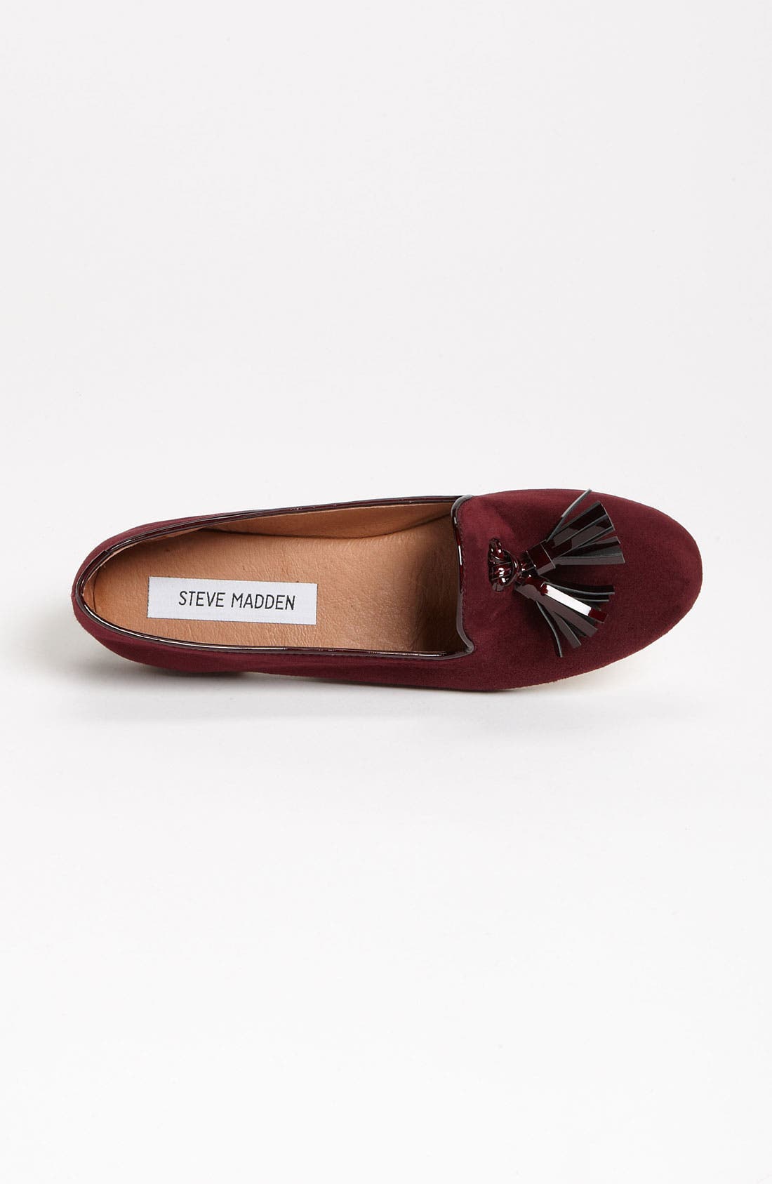 'Chaufur' Flat, Alternate, color, BURGUNDY SUEDE