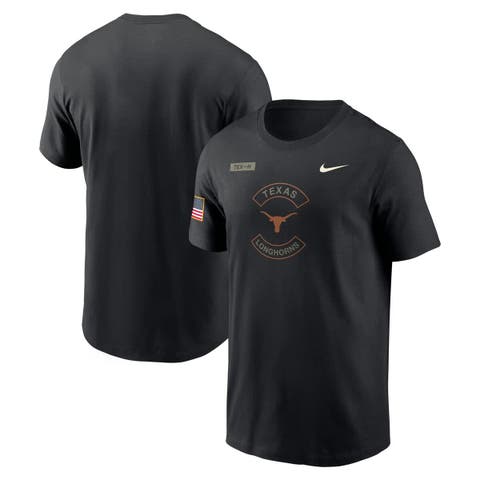 Men's Nike Black Texas Longhorns 2025 Military Appreciation Performance T-Shirt