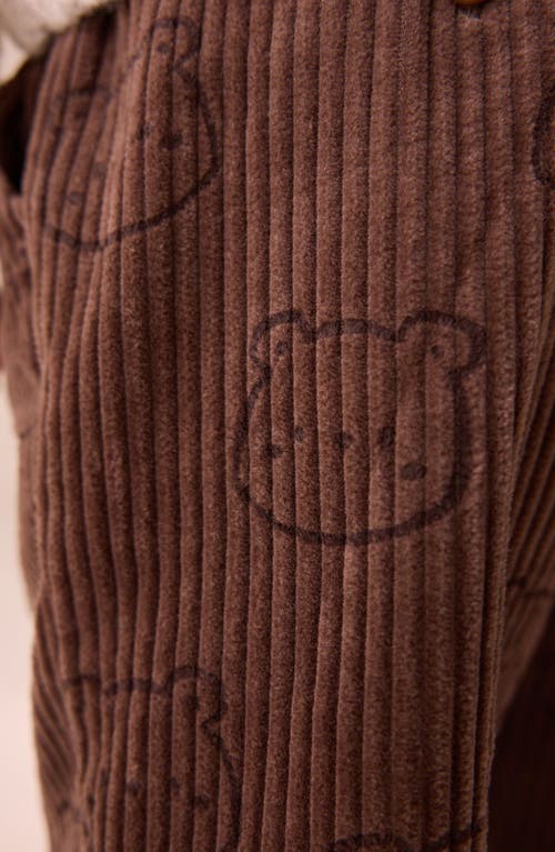 Next Kids' Bear Corduroy Pants In Brown