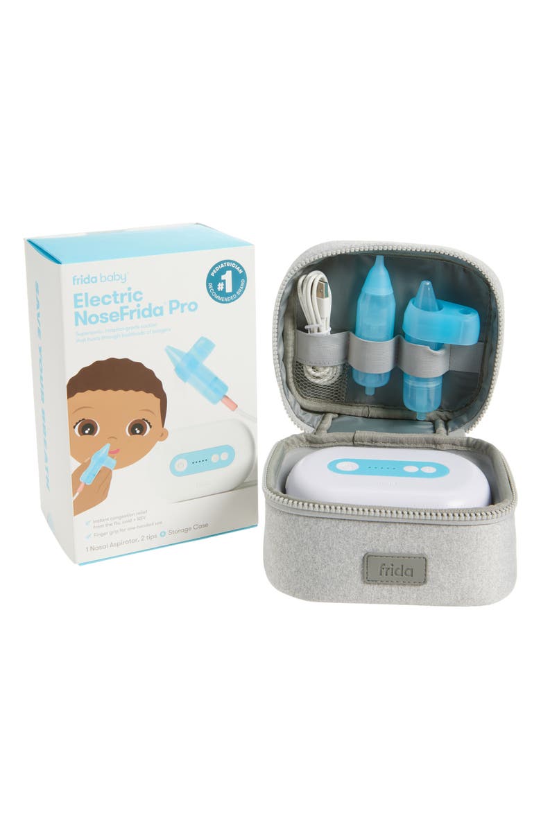 Fridababy Electric Nosefrida Pro Electrical Nasal Aspirator Device, Main, color, White