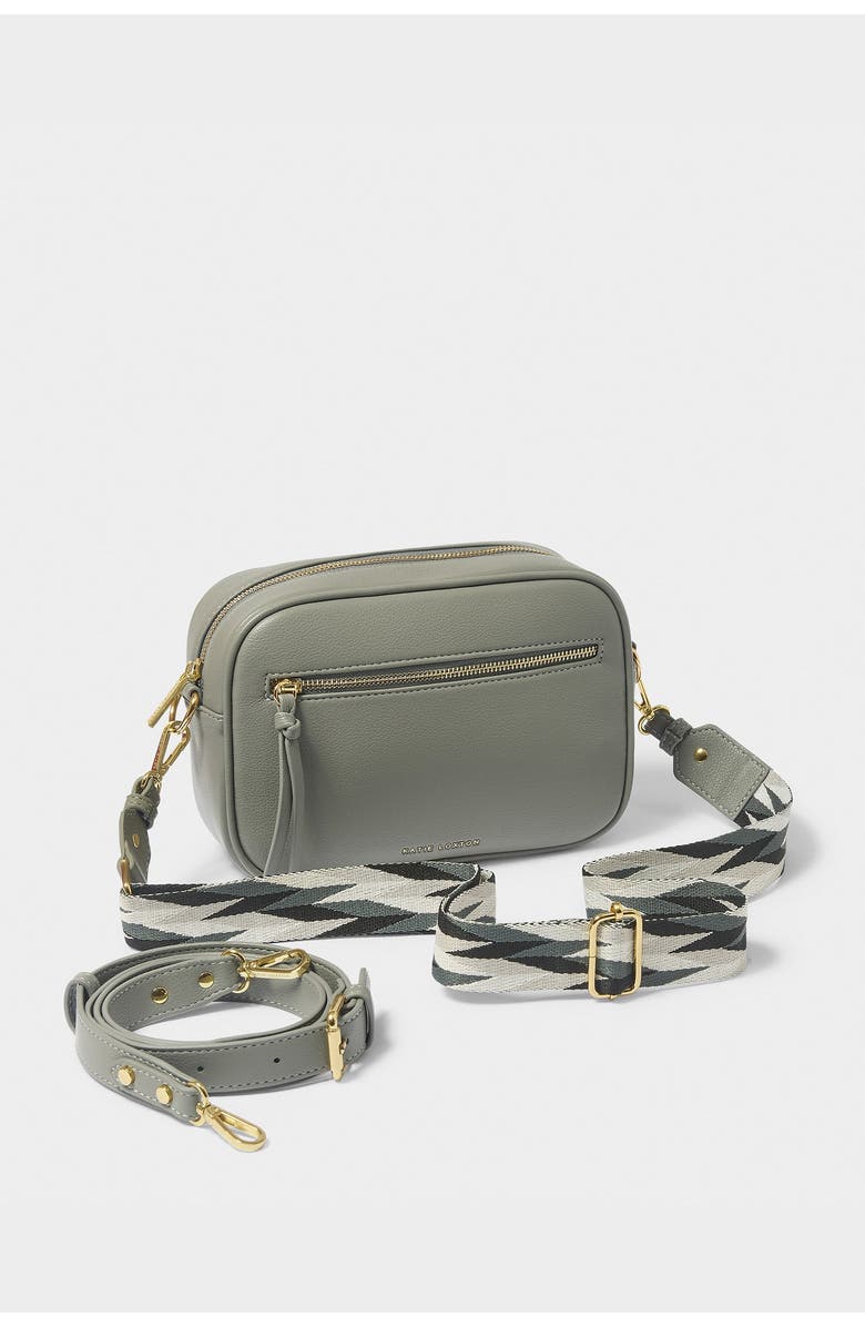 Katie Loxton Hallie Crossbody Bag, Main, color, Graphite Green