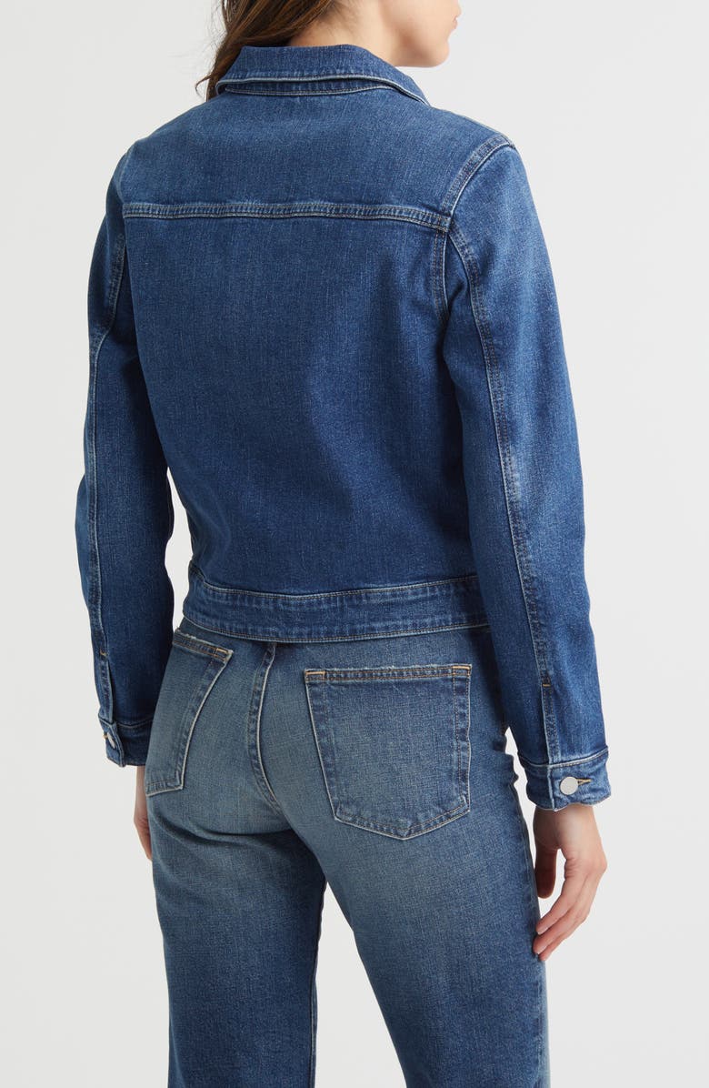 AG Alix Zip Denim Jacket, Alternate, color,