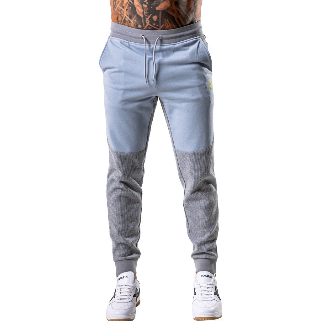 Maceoo Colorblock Joggers In Gray
