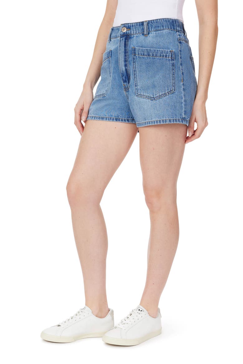 The Patch Pocket Denim Shorts, Alternate, color, PIPPA