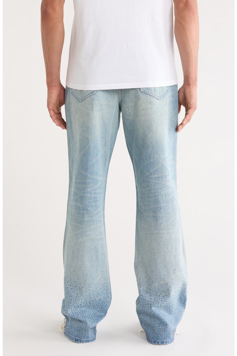 High Contrast Bling Jeans, Alternate, color, LIGHT INDIGO